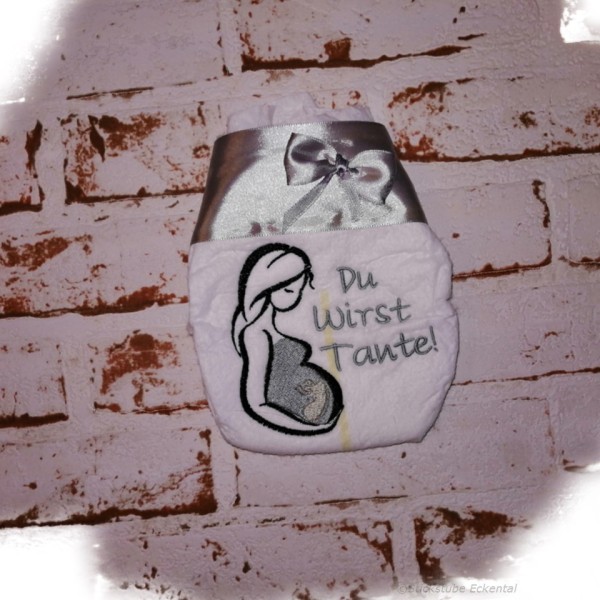 Windel du wirst Tante grau